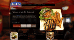 Desktop Screenshot of lakecityrestaurant.com